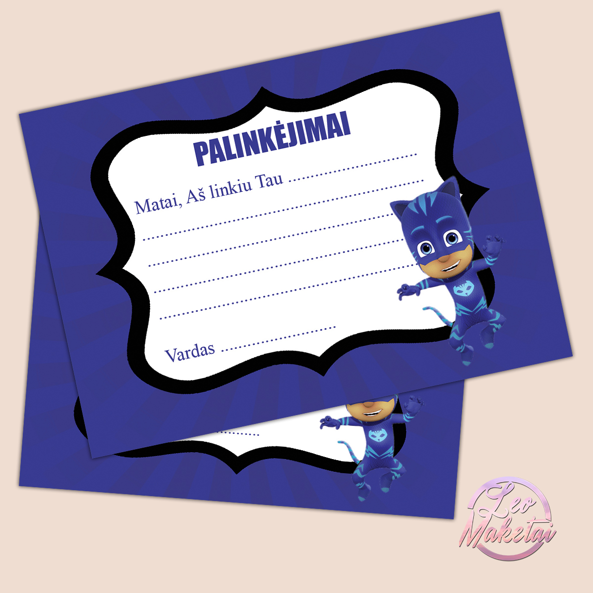 Vaikiškos palinkėjimų kortelės 0001 Gimtadienio palinkėjimų kortelės