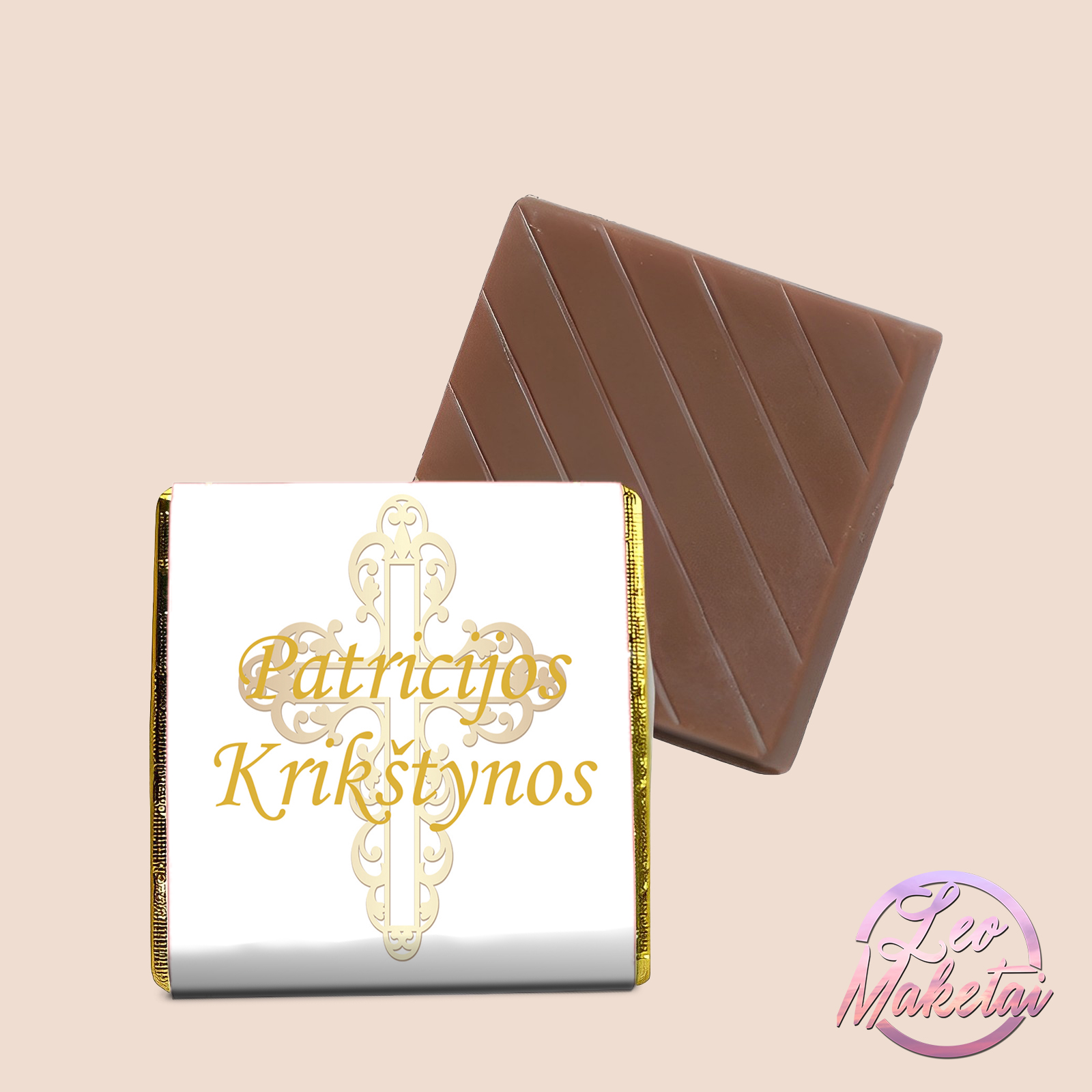 Krikštynų mini šokoladukai 0001 Krikštynų šokoladukai
