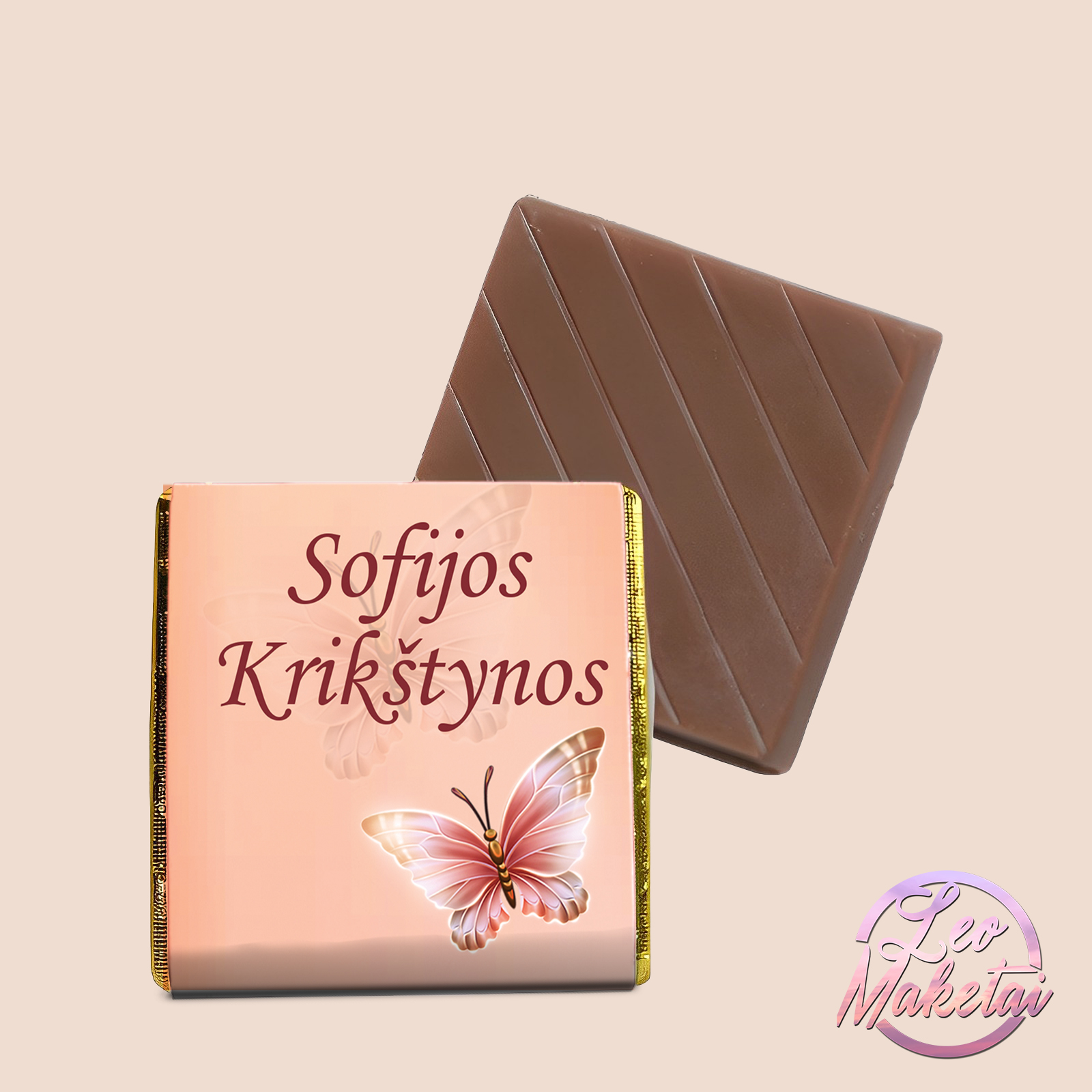 Krikštynų mini šokoladukai 0003 Krikštynų šokoladukai