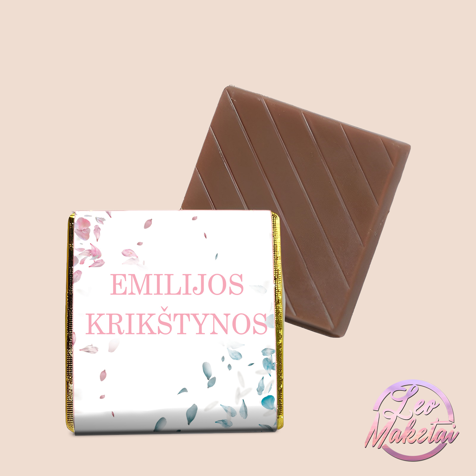 Krikštynų mini šokoladukai 0012 Krikštynų šokoladukai