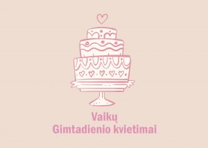 Gimtadienio kvietimai