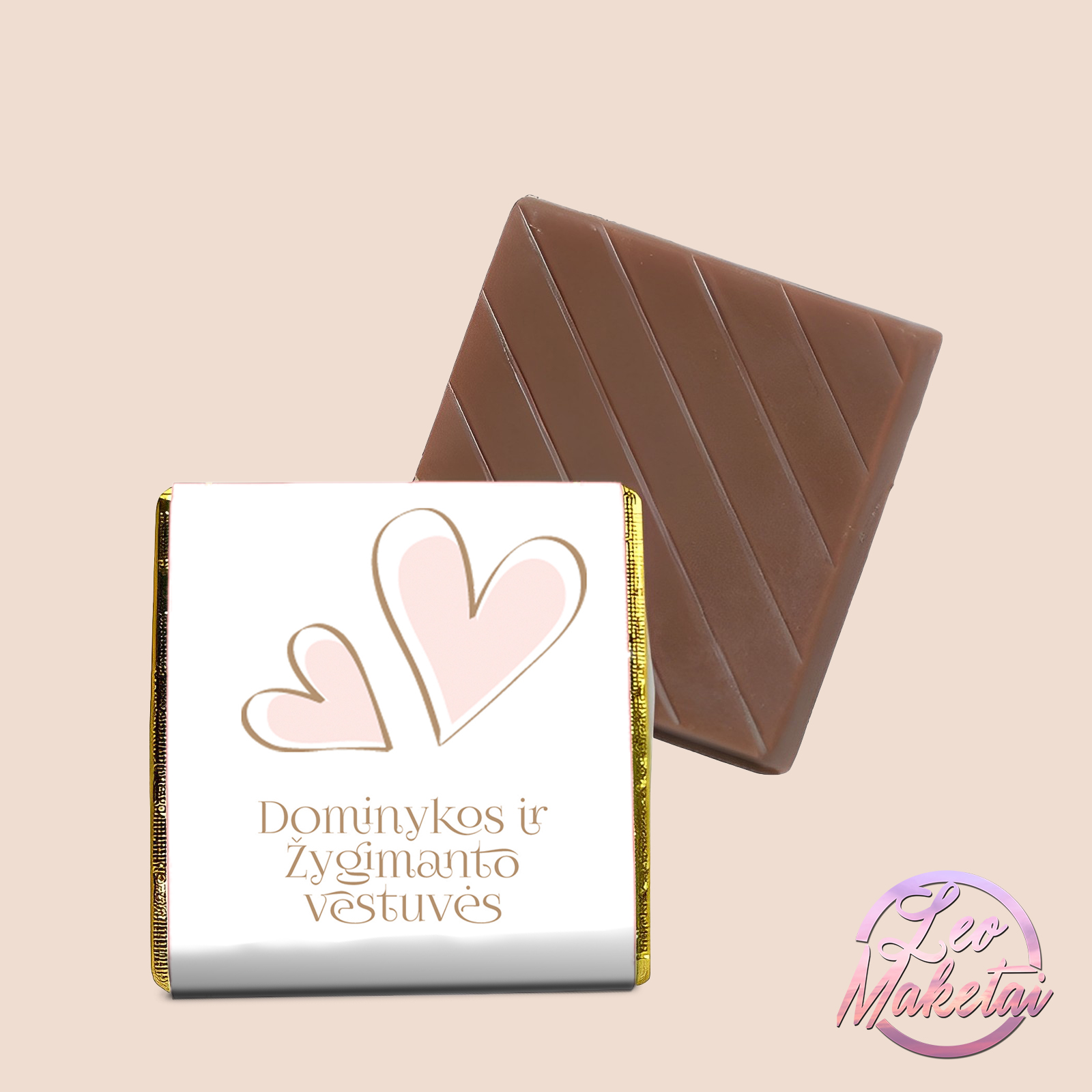 Vestuviniai mini šokoladukai 0003 Vestuviniai mini šokoladukai